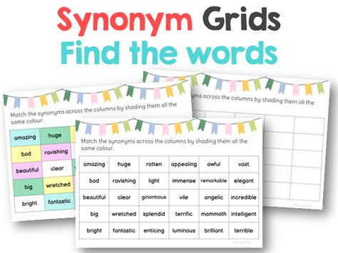 Synonym Match | Teaching Resources