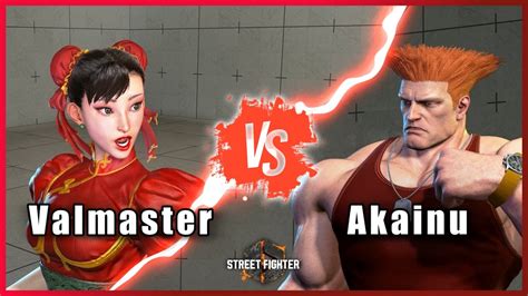 SF6 Valmaster Chun Li Vs Akainu Guile Street Fighter 6 YouTube