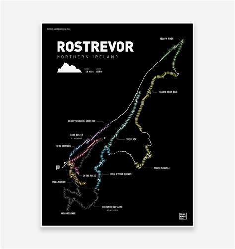 Rostrevor Art Print Trailmaps