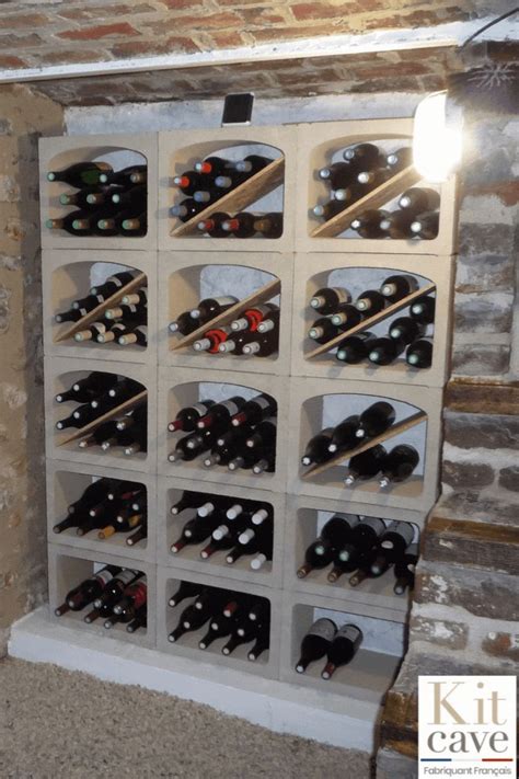 Cave Vin Bloc Vin Pour Le Stockage Des Bouteilles Am Nagement