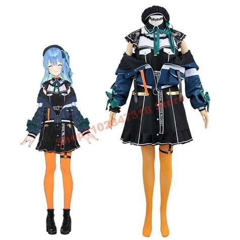 Vtuber Hoshimachi Suisei Cosplay Costume Hololive Virtual Youtuber