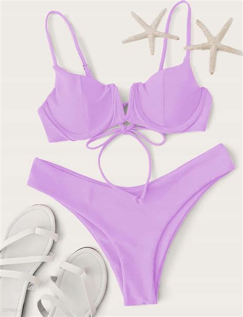 Komplet Bikini L AC44305 Shein Fioletowy Ceny I Opinie Ceneo Pl