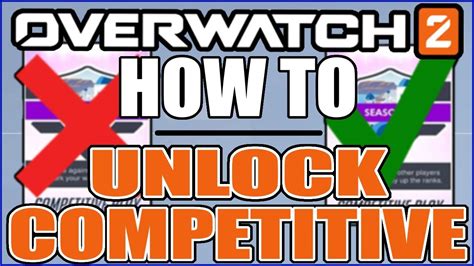 This Is How To Unlock Competitive In Overwatch New Players Youtube