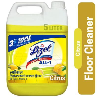 Lizol Floor Cleaner 5L Citrus 3157952 Lizol Rokomari