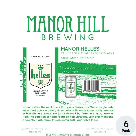 Manor Hill Helles Total Wine And More