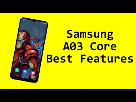 Samsung Core Features