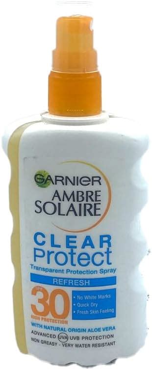 Garnier Ambre Solaire Clear Protect Sun Cream Spray Spf Ml