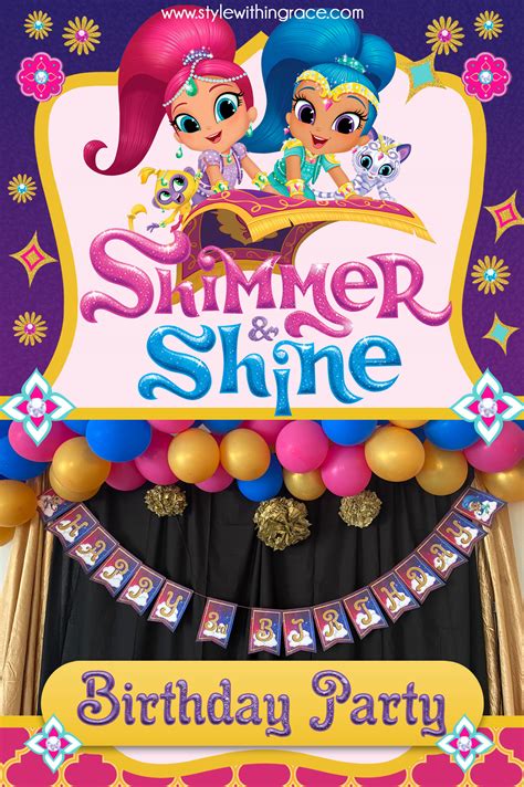 Shimmer and Shine Birthday Party - Style Within Grace