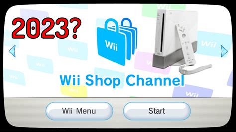 Nintendo Wii Menu In And Wii Shop Channel Youtube