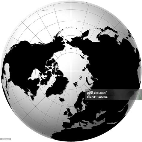 Globe View Northern Hemisphere High-Res Vector Graphic - Getty Images