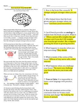 You Can Grow Your Brain Scaffolded Reading By William Pulgarin