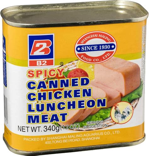 B2 Spicy Chicken Luncheon Meat 340 G Amazon Au Pantry Food Drinks