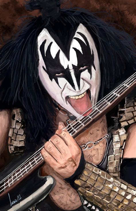 Gene Simmons Kiss By LaercioMessias On DeviantArt