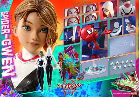HOT TOYS SPIDERMAN Mms Spider Gwen Spider Verse Spider Gwen Figure PicClick UK