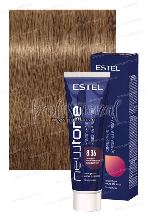 Estel NewTone 8/36 Светло-русый золотисто-фиолетовый Тонирующая маска ...