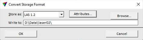 convert storage format