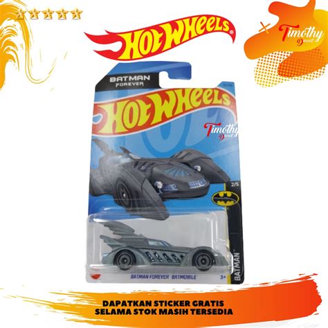 Jual Hot Wheels Batman Forever Batmobile Abu Abu Shopee Indonesia