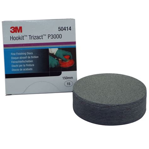 3m 50414 Trizact Finishingblending Sanding X 15 Disc P3000 Grit 150mm