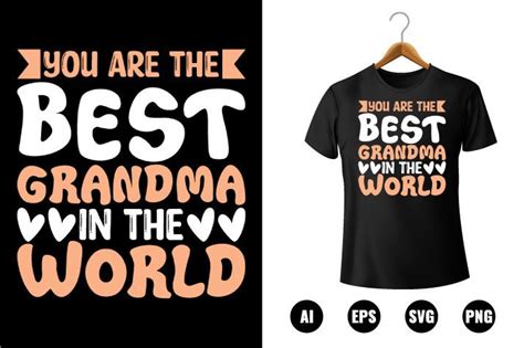 Grandma T Shirt Design 13 Graphic By Aftabul2001 · Creative Fabrica