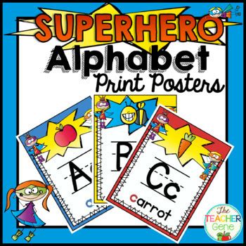 Superhero Classroom Posters Bundle by The Teacher Gene | TpT