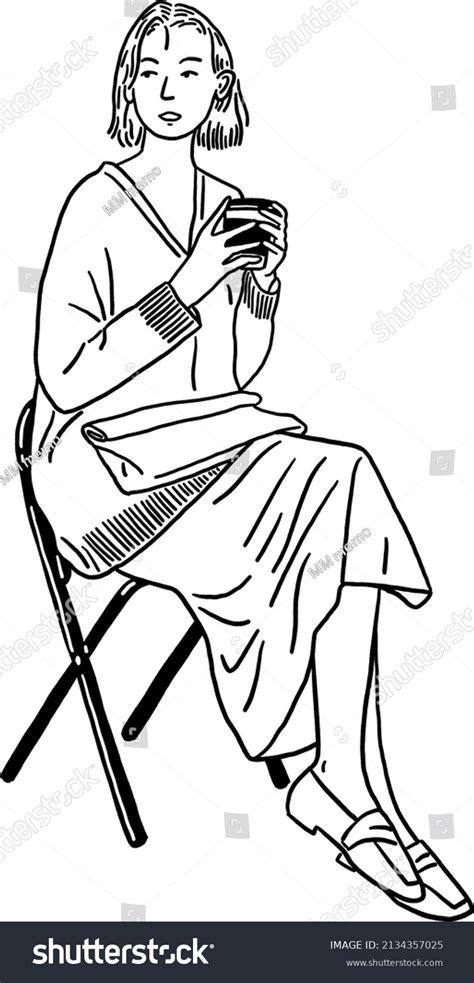 8,649 Lady Sitting Vector Drawing Images, Stock Photos & Vectors ...