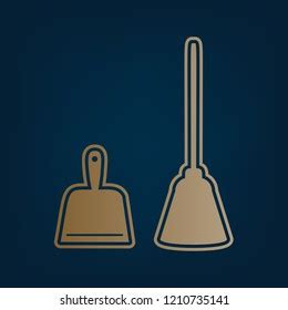 Dustpan Sign Scoop Cleaning Garbage Housework