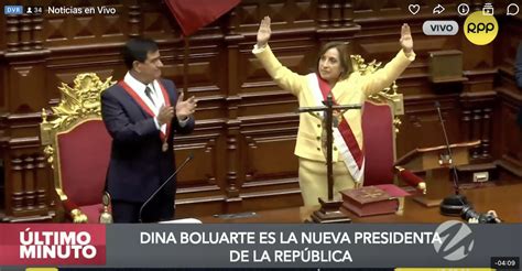 Dina Boluarte Es La Nueva Presidenta Del Perú