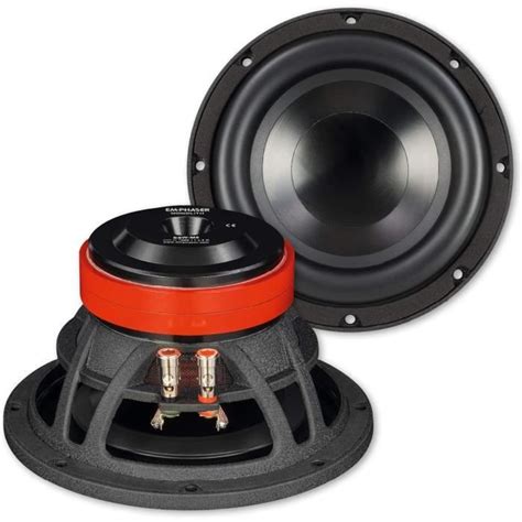 Esw M8 Basse Haut Parleur 20 Cm Avec 200 Watt Rms Puissant 8 Pouces