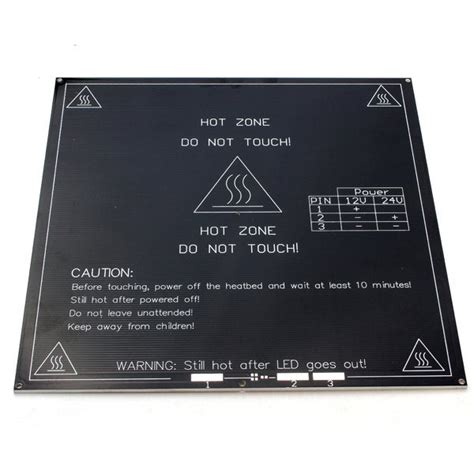 MK Heatbed Aluminium D Printer Heated Bed D Printing Platform Hot Bed Size Mm At