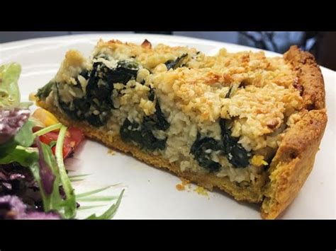 QUICHE VEGANA DE ESPINAFRE E RICOTA DE CASTANHA Cozinha De Alecrim