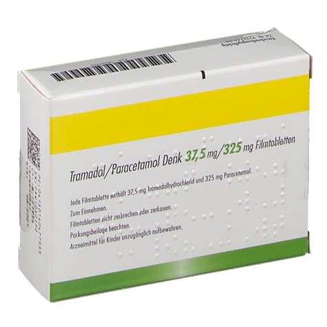 TRAMADOL Paracetamol Denk 37 5 Mg 325 Mg Filmtabl 30 St Shop