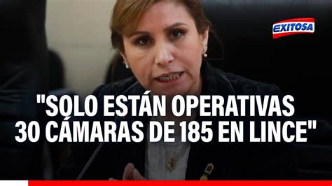 🔴🔵solo Están Operativas 30 Cámaras De 185 En Lince Señaló Fiscal De