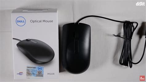 Dell Optical Mouse MS116 Overview YouTube