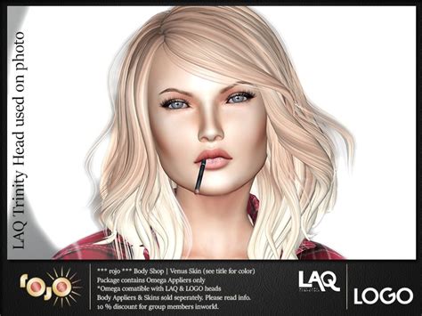 Second Life Marketplace Rojo Logo And Laq Head Head Omega