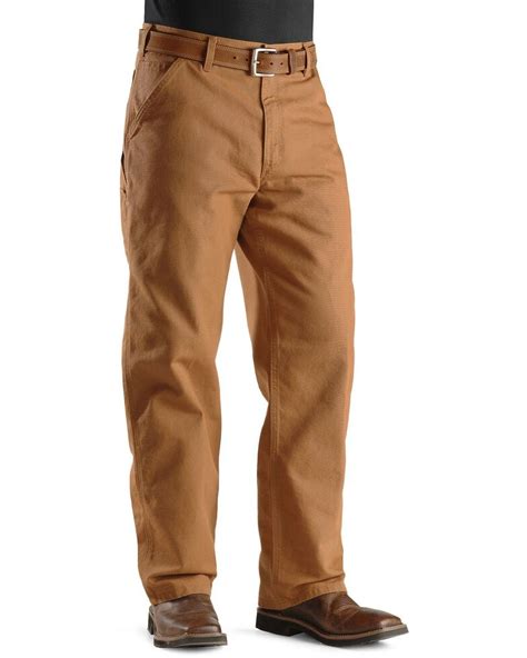 Carhartt Weathered Duck Dungaree Fit Khaki Work Pants Boot Barn