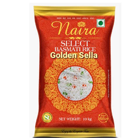 10kg Naira Select Basmati Golden Sella At Rs 590 Bag Bemisal Golden