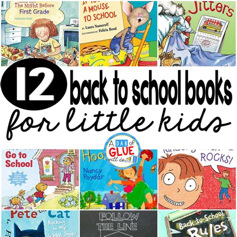 12 back to school books for little kids