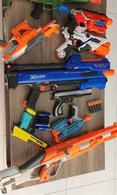 Toy guns. Nerf guns. All for $50, Hobbies & Toys, Toys & Games on Carousell