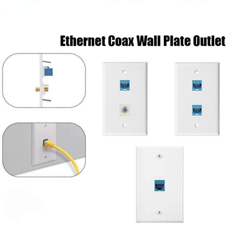 High Quality2 Port Ethernet Wall Plate Cat6 Female To Female Wall