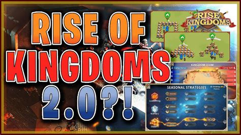 Rise Of Kingdoms Coming This Year Big Changes To Combat