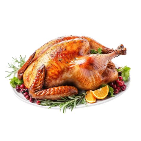 Thanksgiving Roasted Turkey Thanksgiving Turkey Lemon Png