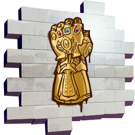 Fortnite Infinity Gauntlet Spray - PNG, Pictures, Images