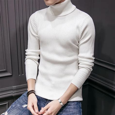 2022 Casual Thick Warm Winter Luxury Knitted Pull Sweater Men Wear Jersey Dress Pullover Knit