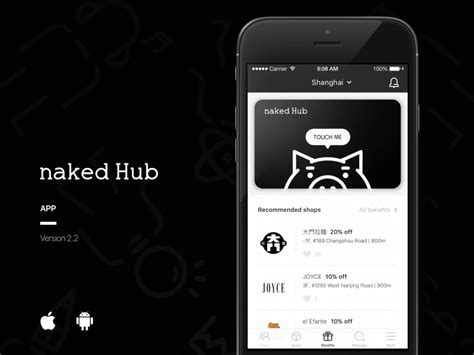 App Naked Hub V2 2 By Jin On Dribbble