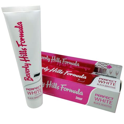 Beverly Hills Formula Perfect White Black Sensitive Tandpasta Beverly