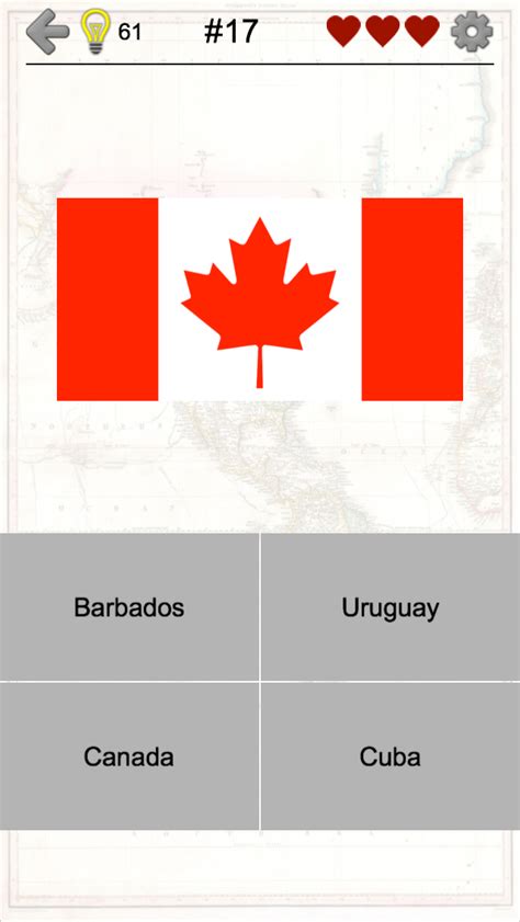 American Countries and Caribbean: Flags Maps Quiz APK for Android ...