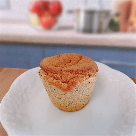 紅茶のカップシフォンケーキ～17㎝シフォンケーキをマフィンカップに入れて焼いてみた りょく★のもぐもぐ日記Ⅱ