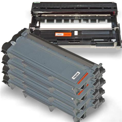 4 Toner Kompatibel zu Brother TN-2320 XL und 1 Trommel DR-2300 günsti