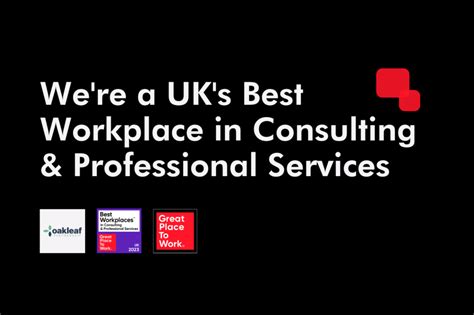 Oakleaf Partnership Is Recognised As One Of The UKs Best Workplaces In