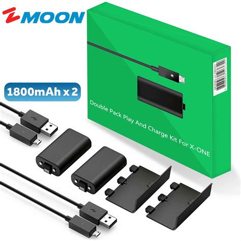 1800mAh Xbox One Controller Battery Pack, 1800mAh Li-ion Rechargeable ...